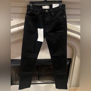 Slim Straight Black Men's Jeans